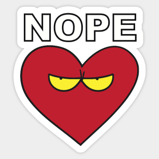 NOPE Sticker